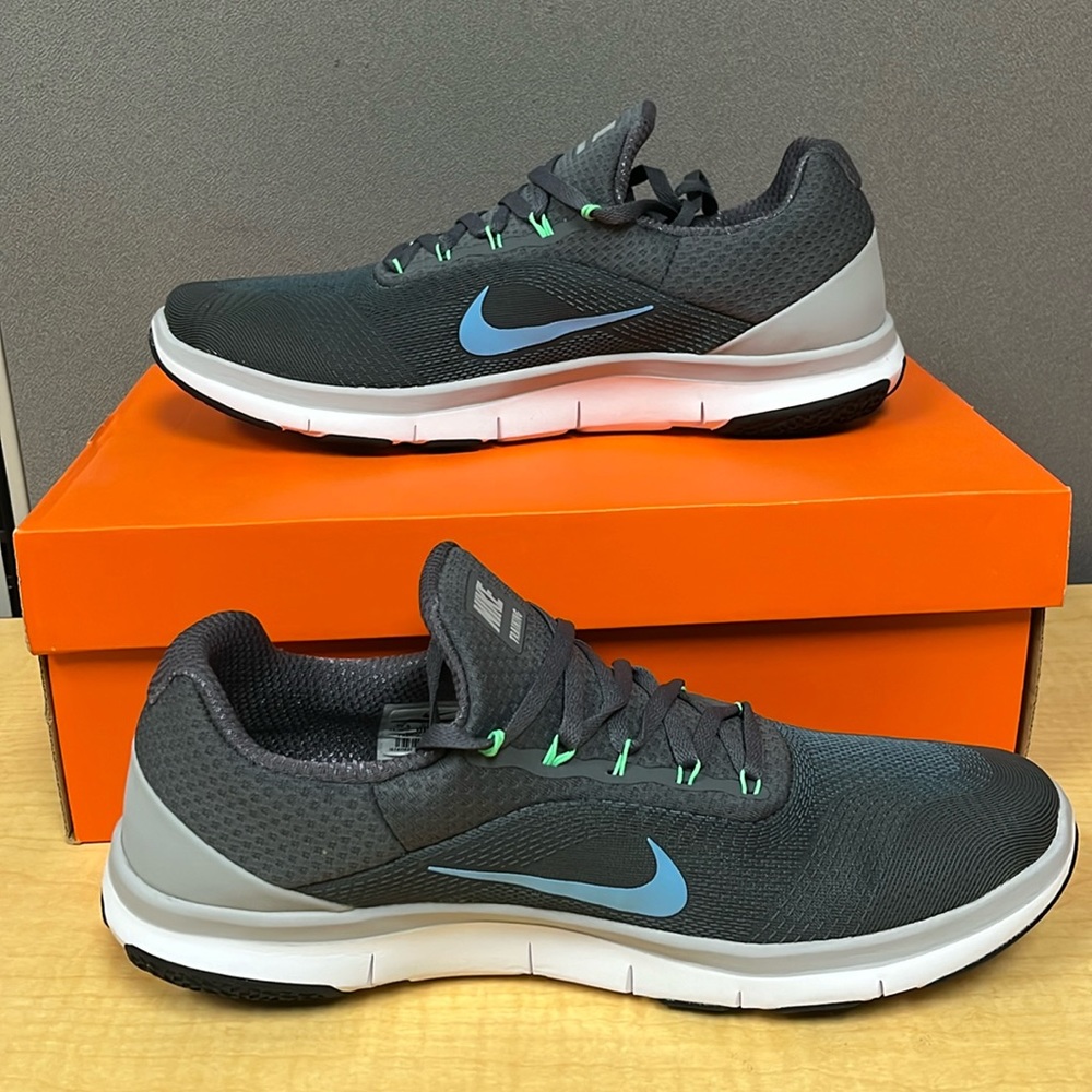 Gray Nike Free Trainers